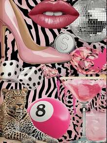 1 Set 5D Diamond Painting Kit, Leopard Print Diamond Art Craft Set, Suitable For Adults And DIY, Great For Gifts And Home Wall Decor - one-size - View 12