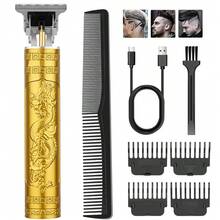 LQT 4件套/3件套/1件套男士理容套装 - 可充电理发器、胡须修剪器、电动鼻毛修剪器和电动剃须刀，无线多功能理容套装，USB充电，配有理发配件，是居家理发、胡须造型和个人护理的理想之选，也是节日和父亲节的完美礼物。 - B - 查看 12
