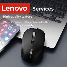 Lenovo N220 Wireless Mouse, USB Connection, Silent Design, Office/Home/Gaming Mouse, Portable & Comfortable, Compatible With Desktop & Laptop - View 3