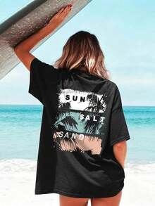 Women T-Shirts - Black - View 6