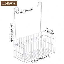 1 Giá đựng đồ tắm đa năng kiểu dáng đẹp, tối giản, bằng sắt, có lỗ thoát nước và thiết kế chống rơi, chống gỉ và dễ vệ sinh, 2 lựa chọn màu sắc, hoàn hảo cho phòng tắm nhỏ, nâng tầm phong cách trang trí phòng tắm. - Nhiều màu - Xem 14