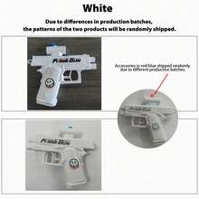 1pc Prank Water Gun, Bidirectional Prank Water Gun, Prank Water Spray Gun, Reverse Water Gun, Funny Novelty Toy Suitable For Parties And Summer Entertainment, Creative Gift Toy For Swimming Pool, Beach Water Fight Activities - Multicolor - View 18
