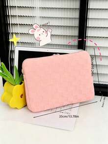 11/13/15 Inch Laptop Sleeve Bag, Checkerboard Pattern Tablet Carrying Case - Multicolor - View 5