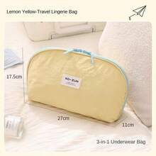 3-In-1 Intimate Apparel Organizer Bag, Portable Travel Underwear & Socks Storage Pouch - View 13