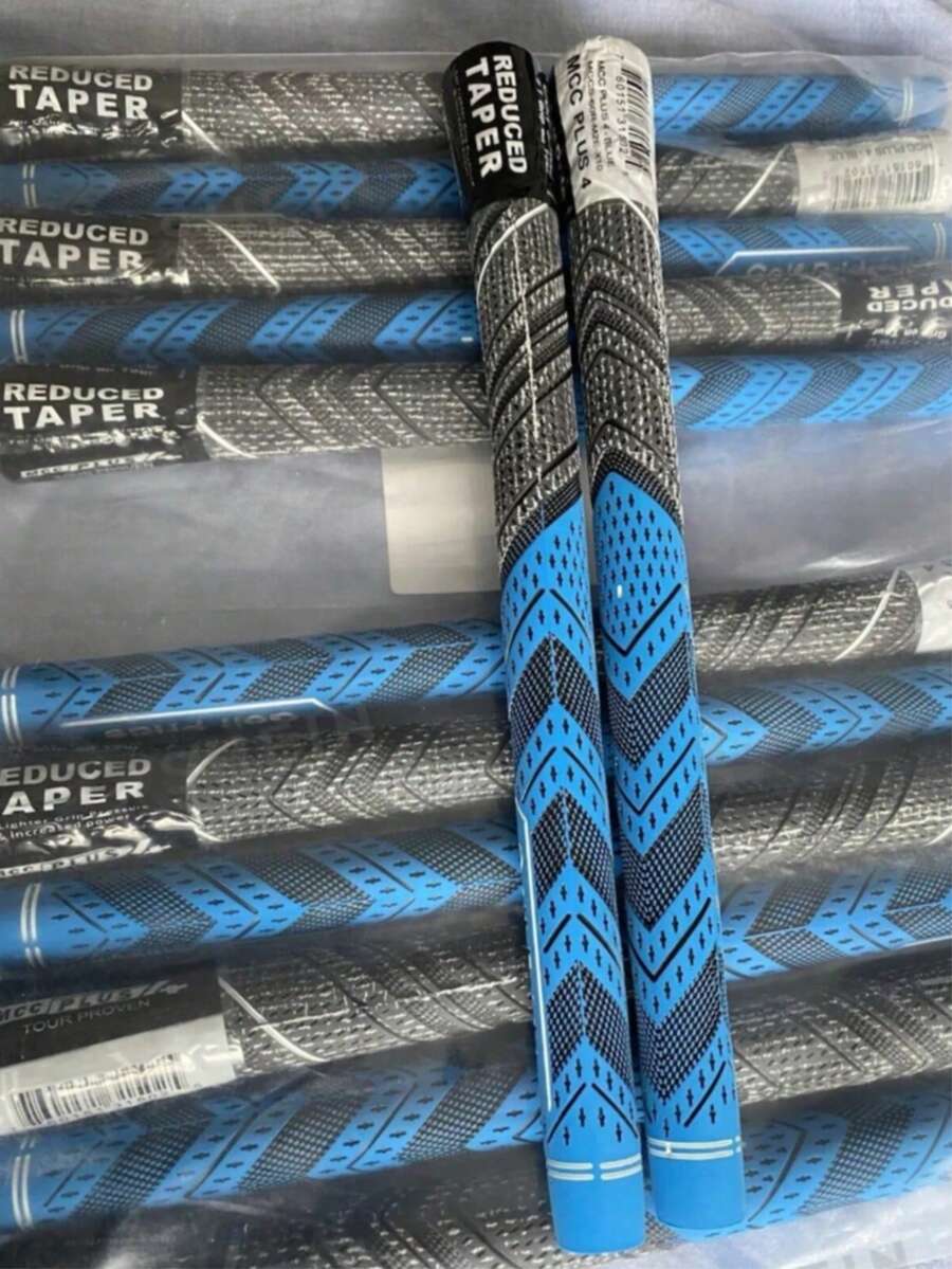5pcs/Set Medium - 13pcs Standard MCC Golf Club Grip Set, Golf Accessories, Standard - Medium Blue - Blue - View 1