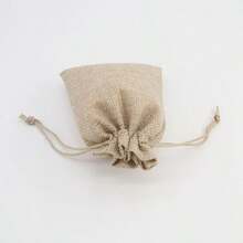 25pcs Gift Packaging Bags With Drawstring, Burlap Gift Bags For Christmas Tree Decoration, Candy & Gift Wrapping, Multi-Purpose Small Item Storage Bags - View 5