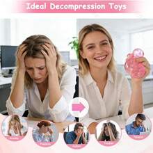 Fashionable Soft Squeeze Adornment With Exquisite Details And Gentle Touch, Durable For Long Term Daily Use, Compact Size Easy To Carry In Pockets And Small Bags, Suitable For People Who Like Delicate And Practical Small Ornaments - 彩色 - 查看 4