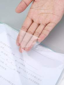 A4 Clear File Folder With 40 Transparent Sleeves, Student Supplies For Storing Documents, Contracts, Office Essentials - Single Piece - View 7
