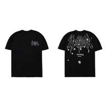 Darcsport T-Shirt, Pure Cotton, Round Neck, Short Sleeve, Printed Training Top - T250808 Màu đen - Xem 1