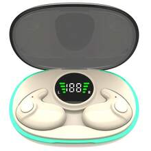 Sleep Invisible TWS Wireless Earbuds, HiFi Stereo, LED Digital Display, Low Latency Gaming, Ergonomic Lightweight Sleep Headphones, Compatible With IOS & Android, Comfort Fit For Travel & Fitness - Multicolor - View 16