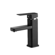 Torneira banheiro Moderna Metal Inox Lavabo  1/2 Cromada Preta Luxo/Torneira Lavabo Preta Prata Luxo Metal shoyyiI - Preto - Visão 5