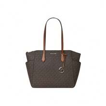 Michael Kors Marilyn Print Lady's Shoulder Bag With Side Strap And Crossbody Design 35F5G6AT2B BROWN - 棕色35F5G6AT2B BROWN - 查看 1