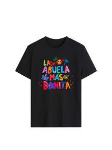 Custom Printed Short-Sleeved T-Shirt, Summer Features, Loose And Fitted, Suitable For All Body Types, The Cotton Fabric Is Soft And Breathable. - Black - View 2