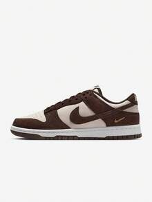 女士 Dunk Low 棕色经典百搭复古低帮运动鞋 - 白棕色 - 查看 2