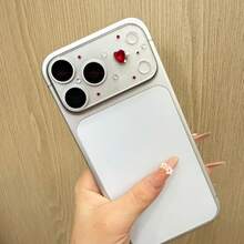 Película de lente de diamante rojo noble compatible con teléfonos Apple, película de lente antiarañazos de alta definición y alta transparencia adecuada y compatible con Apple 17 Pro/17 Pro Max - Recubrimiento de lentes de diamante rojo - Ver 7