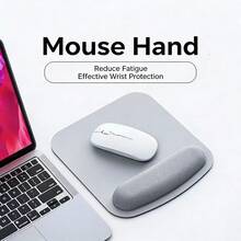 Tấm lót chuột kê cổ tay bằng mút hoạt tính, mềm mại và ôm sát cổ tay, giúp giảm mệt mỏi khi làm việc văn phòng hiệu quả, thiết kế đế chống trượt giúp chuột ổn định và không bị xê dịch, hỗ trợ cổ tay công thái học, thoải mái, phù hợp cho văn phòng máy tính, chăm sóc sức khỏe cổ tay. - Xem 5
