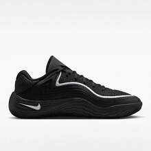 Nike Precision 8 Cushioning Fit And Breathable Men's Basketball Shoes - Black and White - View 4