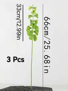 5/3/1pc Artificial Flower, Artificial Plant, Artificial Shell Flower, 66cm/25.68in, Suitable For Valentine's Day Decor, Wedding Decor, Garden Decor, Outdoor Plant Decor, Room Decor, Home Decor, Spring Decor, Bedroom Decor, Tabletop Decor, Living Room Decor - Green - View 13