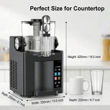 2-In-1 Slushie Machine & 4pcs Stainless Steel Mug Set, Portable Frozen Drink Maker For Home Party, Insulated Coffee Mugs,Smart Frozen Drink Maker With 17oz Stainless Steel Mug Set, Perfect Summer Home Cafe Gadget, Easy Clean & Rapid Cooling - 查看 10