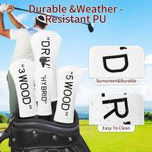 Simple Design Style Golf Club Head Cover, Suitable For Driver, Fairway Wood, Hybrid - Golf Club Head Cover Driver Head Cover - A Golf Club Head Cover That Is Worth Having, Providing The Best Protection For Your Club - Multicolor - View 6