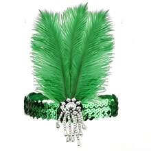1pc 1920s Rhinestone Tassel Headband, Vintage Luxury Theme Party, 20s Glamour Retro Photoshoot, Elegant Cocktail, Bridal Shower, Spring Picnic, Retro Theme Event Accessory - Multicolor - View 19