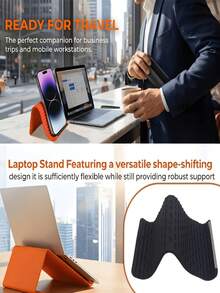 1pc Creative Flexible Foldable Phone Stand, Portable Phone Holder, Multi-Functional Phone Stand, Creative Flexible Foldable Slouchy Phone Stand Travel Accessory, Creative Flexible Portable Phone Stand Birthday Gift For Family - 1pc - View 7