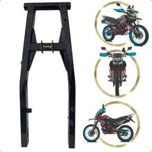 Rear Fork For DM200 / DM250 | Reinforced Strength And Precise Adjustment - Black - View 7