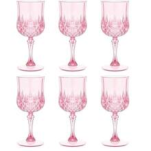 1/3/6/12 Peças Copos de Vinho Reutilizáveis Vintage Estampados, Taças de Champanhe e Coquetel Resistentes, Copos de Suco, Adequados para Festas, Casamentos, Utensílios de Bebida em Estilo Retrô, Ideais para Dia dos Namorados, Banquetes de Casamento, Grandes Eventos (Novos em Rosa) - Visão 12