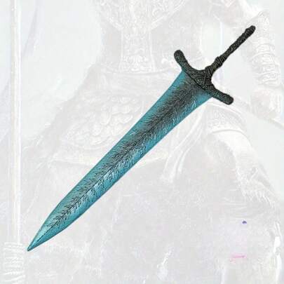 9.84inch Zinc Alloy Dark Moon Greatsword Unsharpened Sword Cosplay Accessory Prop Samurai Sabre Medieval Blade Gift