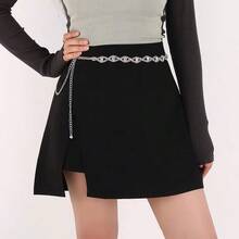 水钻腰带，闪亮银色水晶腰带，女士连衣裙，新娘婚纱腰链 - 彩色 - 查看 2