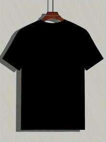 de uso diario para adultos, ropa de ocio, estilo urbano, fácil cuidado, ropa con eslogan, entusiastas del humor, diseño humorístico, material transpirable, ropa humorística, hombres adultos - Negro - Ver 2
