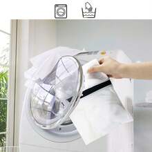 可水洗哺乳垫，可重复使用的有机棉乳垫，柔软超强吸水 - 完美的婴儿洗礼礼物 - 粉色 - 查看 4