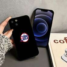 Funda para teléfono con el logotipo de los Winnipeg Jets, compatible con Samsung, Apple, VIVO, OPPO, , Transsion, ,  y Honor. Fabricada en TPU, ofrece protección a prueba de golpes y caídas. Un regalo ideal para familiares y amigos. - Negro - Ver 4