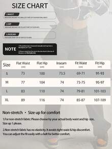 Women's Solid Color Flap Pocket Cargo Pants, Button Pocket Zipper Straight Leg Long Black Regular Fit Jeans, Casual Daily Wear For Spring & Autumn - Black - View 8