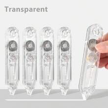 5 Cintas correctoras, diseño transparente y colores Morandi estéticos, cinta blanca extraíble y linda, secado rápido, corrección instantánea, fácil de usar para útiles escolares y de oficina - Cintas correctoras A27 - Ver 15