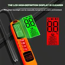 1pc Portable Brake System Tester, Multi-Function Fault Detector, Automotive Repair Diagnostic Tool - Orange - View 4