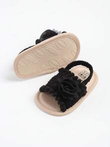 Infant Girls' Summer Sandals, Outdoor Toddler Shoes, Infant Girls' Summer Footwear - Black - View 9