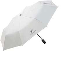 UV-Blocking Automatic Folding Umbrella – Basics Style, Sun & Rain Dual Use, Foldable, 8-Rib Iron Frame, 190T Pongee Fabric, Plastic Handle – Quick Open & Close System - Multicolor - View 13