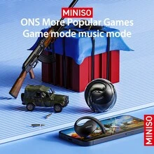 MINISO X15 Pro Translation Headphone Wireless BT5.4 OWS Sport Headsets Noise Reduction Earhook Open Ear Clip Multi Language Real Time Translation Earphone with Mic - 查看 9