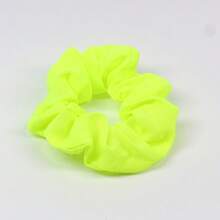 1 chiếc dây buộc tóc scrunchie màu neon sáng dành cho nữ - Nhiều màu - Xem 7