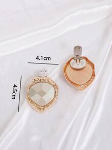 2026 Exquisite Shoe Flower Decoration Shoe Buckle, Detachable New Style Shoe Clip, Fashionable Versatile Full Rhinestone Metal Shoe Buckle - Gold - View 2