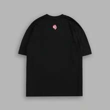 Darcsport T-Shirt Men's Cotton Short Sleeve T-Shirt - 黑紅 - 查看 3