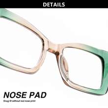 4pcs Large Frame Cat Eye Reading Glasses, Leopard Print Design, With Comfortable Spring Hinges, Suitable For Men And Women Daily Wear - White - View 9