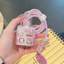 5件套保护壳，兼容苹果充电器和数据线 - 彩色 - 查看 4