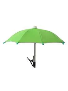1/2pcs Mini Portable Sunshade Umbrella With Universal Clip Holder, Outdoor Sun Protection For Phones, Kindle, Navigation Devices, Anti-Glare Phone Screen Cover, Rain & Sun Proof, Essential For Travel - Multicolor - View 18