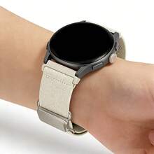 1条18mm/20mm/22mm弹力表带，兼容三星Galaxy Watch7/6/5/4（40mm/44mm），男女通用运动尼龙弹力表带，带磁扣，适用于各种智能手表，日常佩戴时尚表带 - 20mm - 查看 5