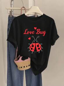 Women T-Shirts - Black - View 1