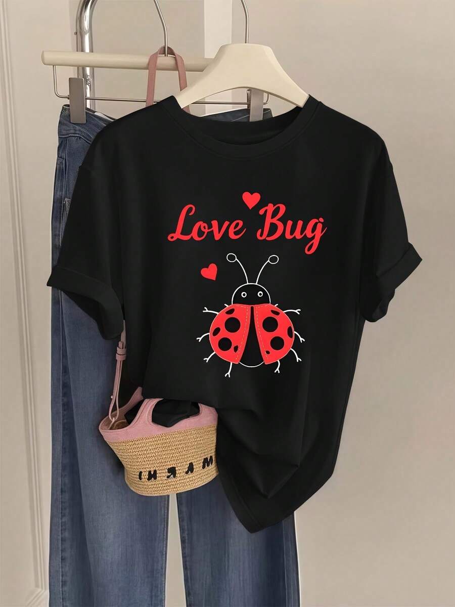 Women T-Shirts - Black - View 1