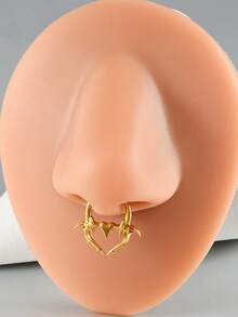 1 chiếc khuyên mũi Star&Hear Thorn dạng bấm, có bản lề, làm bằng titan nguyên khối và đá Zirconia, thích hợp cho xỏ khuyên sụn tai, khuyên tai hình giọt nước, khuyên tai xỏ khuyên tai Daith và Helix. - Như thể hiện trong hình ảnh - Xem 7