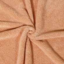 1pc Baby Hooded Towel, Neutral Animal Face Design Infant Cloak, Unique Animal Pattern Newborn Bathrobe, Super Soft Coral Fleece Cartoon Bathroom Wrap Towel, Suitable For All Seasons - Multicolor - View 5